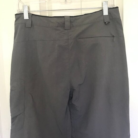 K-Way Technical Design gray convertible hiking pants w/zip off legs, size 8 - Picture 8 of 10